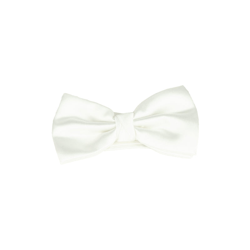 White Polyester Ties & Bowty