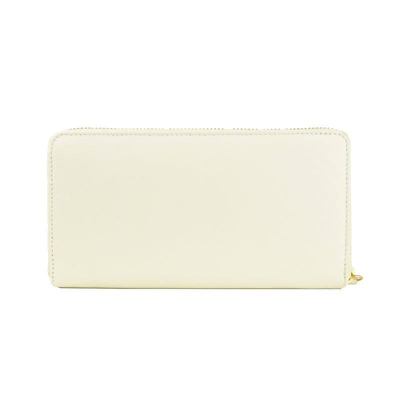 White Calfskin Wallet