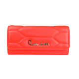 Red Polyurethane Crossbody Bag
