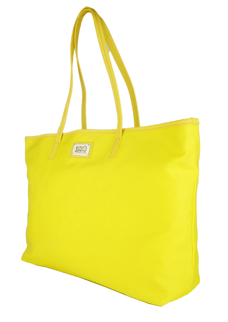 Yellow Polyurethane Shoulder Bag